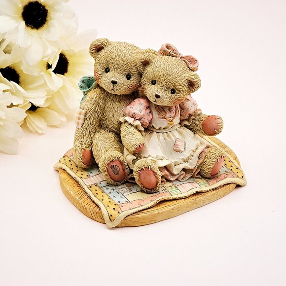 Cherished Teddies Figurines, Nathaniel & Nellie, Teddy Bear Collectibles - Picture 4 of 10